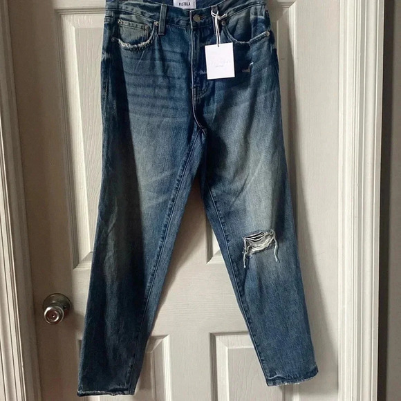 New Pistola  antidote Presley denim distressed jeans size 26 - Picture 1 of 8